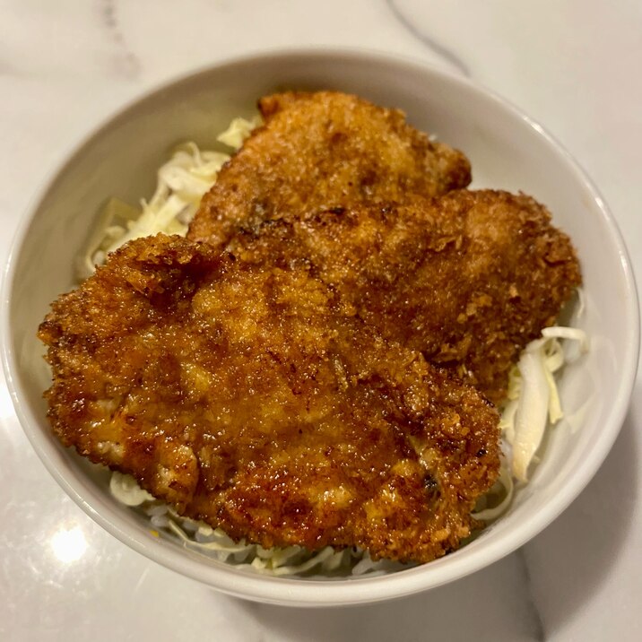 主夫がつくるソースカツ丼